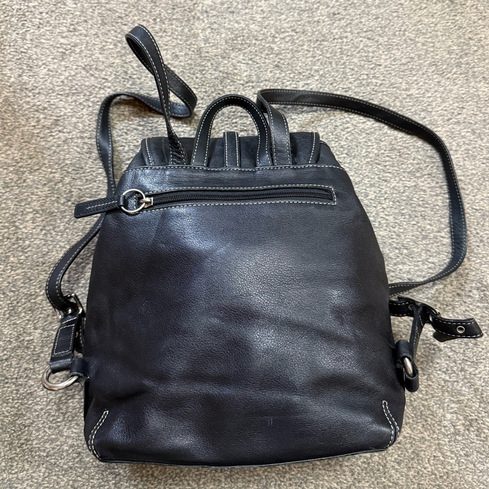 Vintage Y2K Coach Legacy Leather Black Backpack Mini Bag 9368 - Picture 2 of 11
